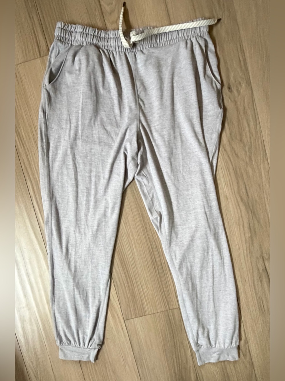 Iceburg Outerwear Light Gray Men’s Drawstring Jogger Pants Sz M